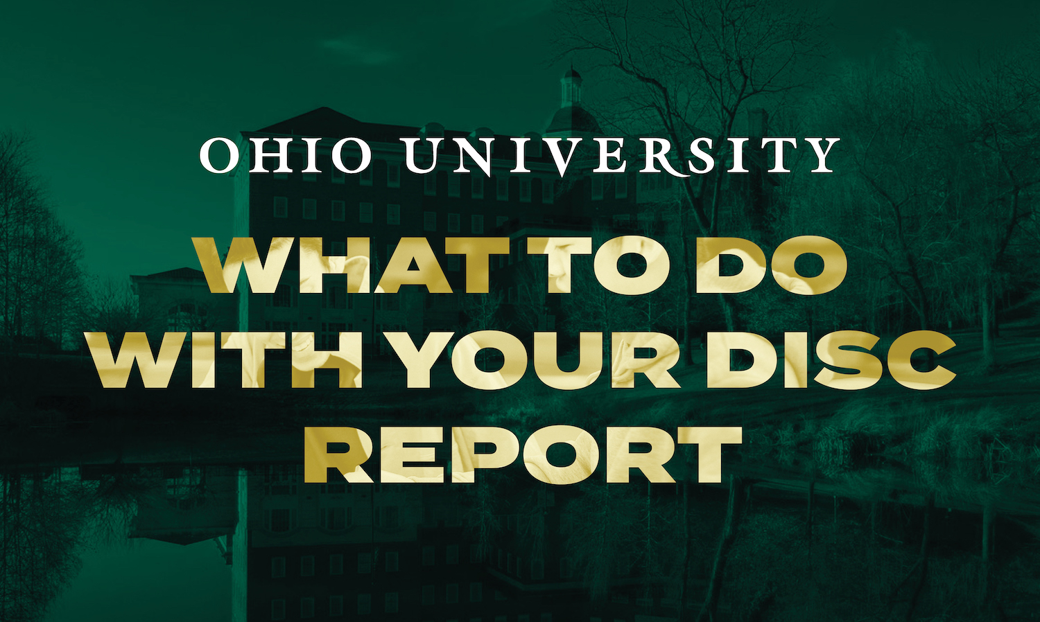 Front Cover_What to do with your DISC Report
